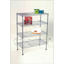 Einstellbare Light Duty Chrome Küche Wire Rack Regal (CJ-C1114)